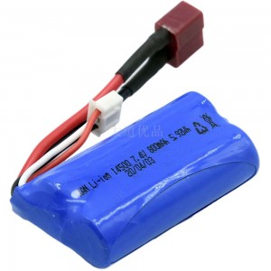 海博星 配件18031T 锂电池(7.4V 800mAh) T型插头