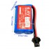 6.4V 2S 320mAh HFC1340 锂铁电池 SM-2P正向公头