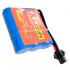 9.6V 3S 320mAh 锂铁电池 SM-2P反向公头
