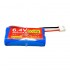 6.4V 360mAh HFC1345-2S锂铁电池 XHB2.54-3P反向公头