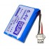 6.4V 1000mAh HFC1850-2S LiFePO锂铁电池 SM-3P正向公头 6.4V 1000mAh HFC1850-2S LiFePO锂铁电池 SM-3P正向公头