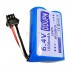 6.4V 1000mAh HFC1850-2S LiFePO锂铁电池 SM-3P正向公头 6.4V 1000mAh HFC1850-2S LiFePO锂铁电池 SM-3P正向公头