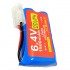 6.4V 2S 1500mAh 锂电池 KET-2P母端插头