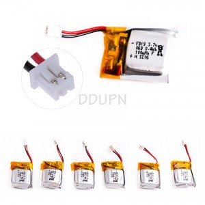 3.7V 100mAh 20C锂电池 PH1.25-2P正向公头 3.7V 100mAh 20C锂电池 PH1.25-2P正向公头