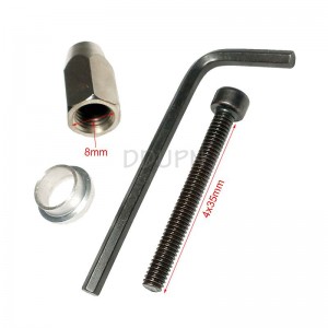 六角螺母8mm & 螺钉4x35mm  适用2.75寸甲醇机铝桨罩